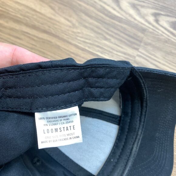 Chipotle Adjustable Hat Cap Employee Uniform Crew Restaurant Dad Men Women Black - Picture 8 of 8